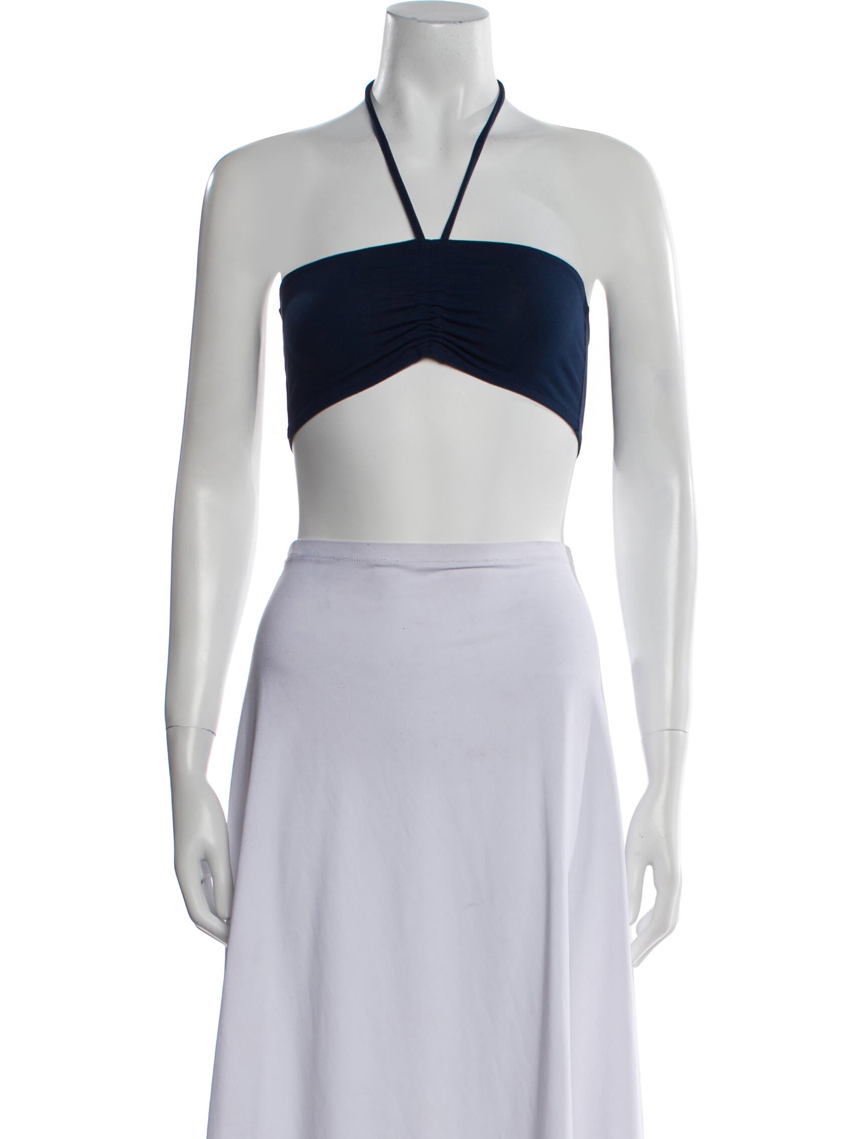 Live The Process Halterneck Sleeveless Crop Top