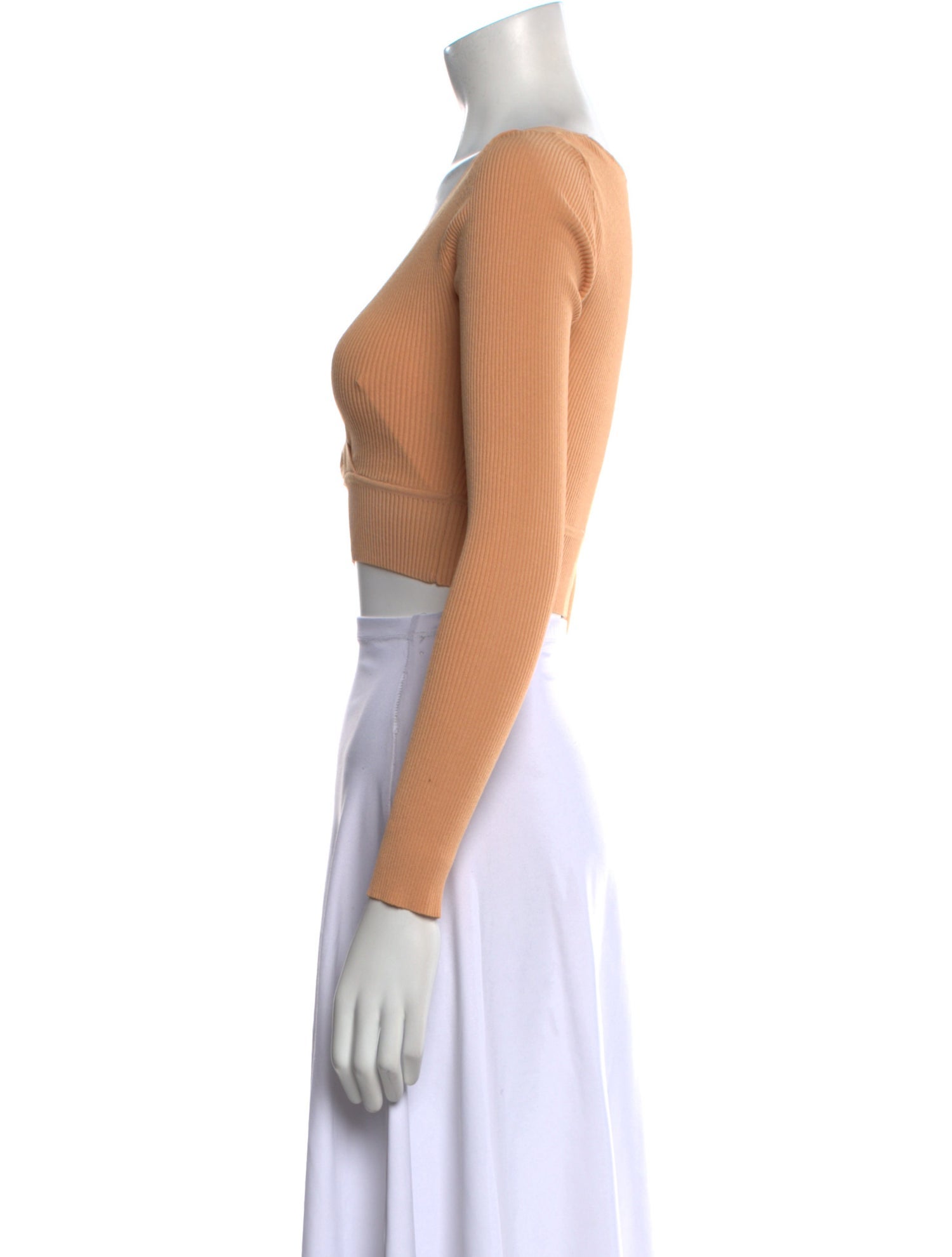 Live The Process V-Neck Long Sleeve Crop Top