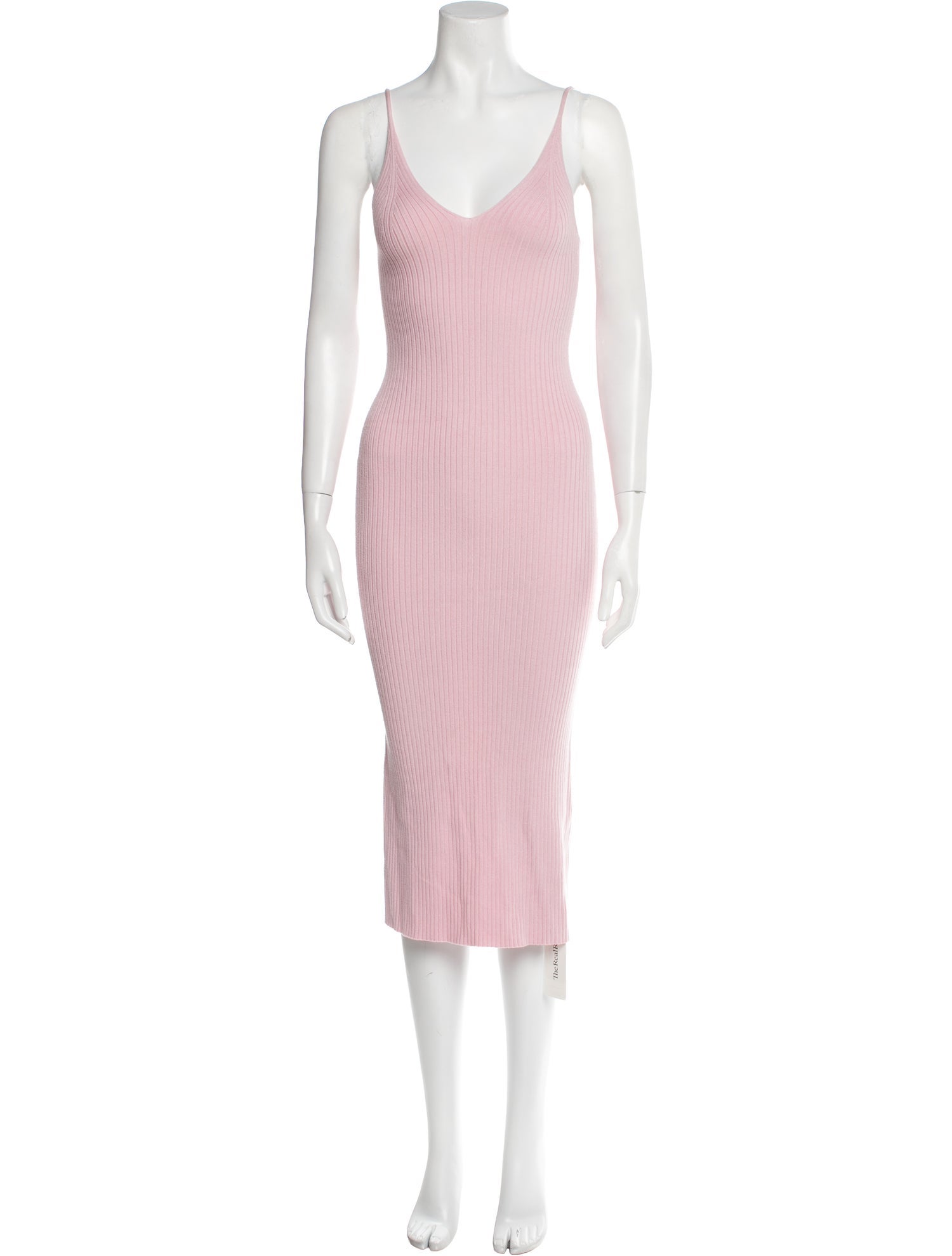 Live The Process V-Neck Midi Length Dress