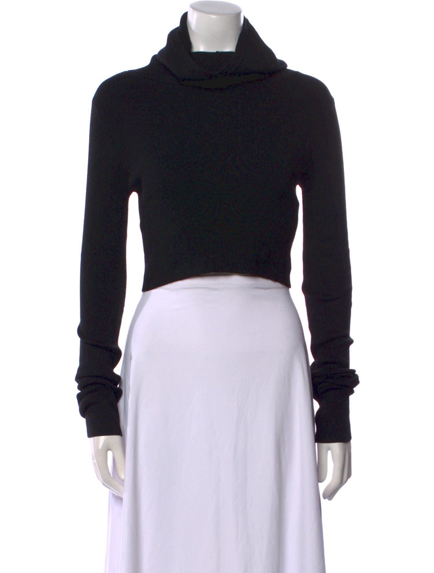 Live The Process Turtleneck Long Sleeve Crop Top