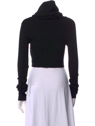 Live The Process Turtleneck Long Sleeve Crop Top