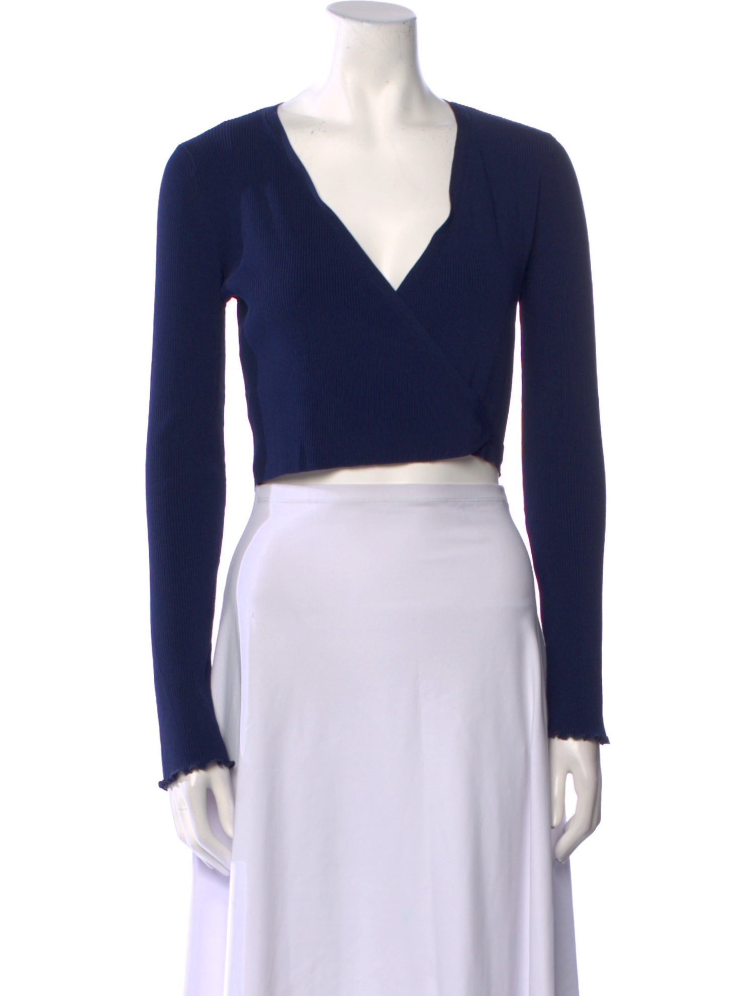 Live The Process V-Neck Long Sleeve Crop Top