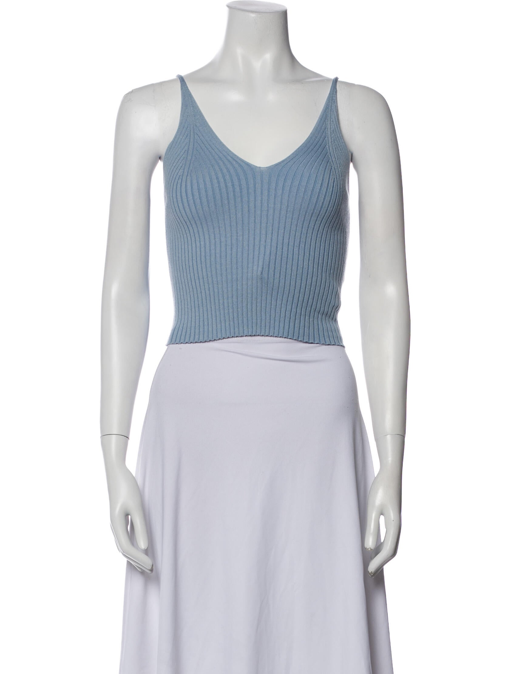 Live The Process V-Neck Sleeveless Crop Top