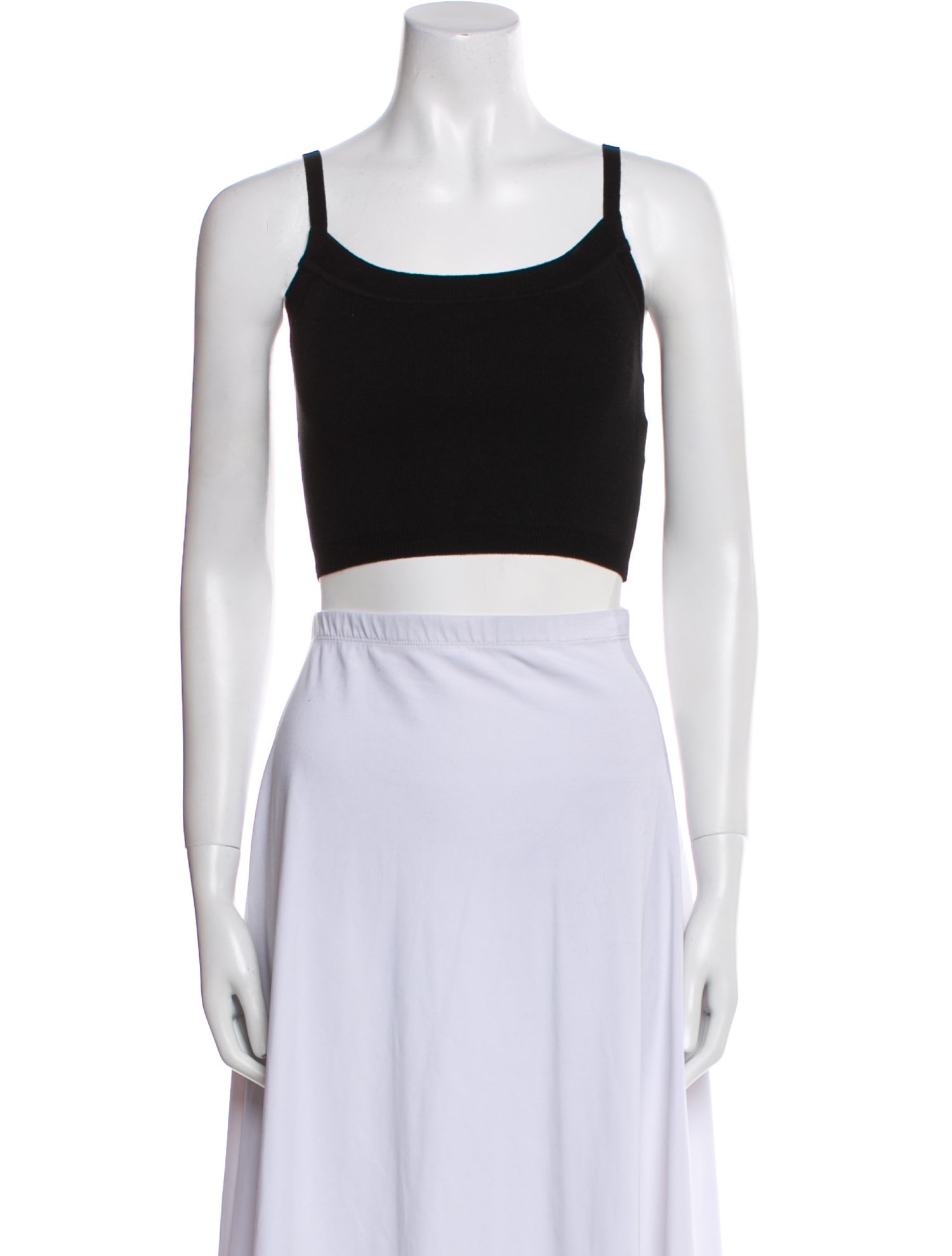 Live The Process Square Neckline Sleeveless Crop Top