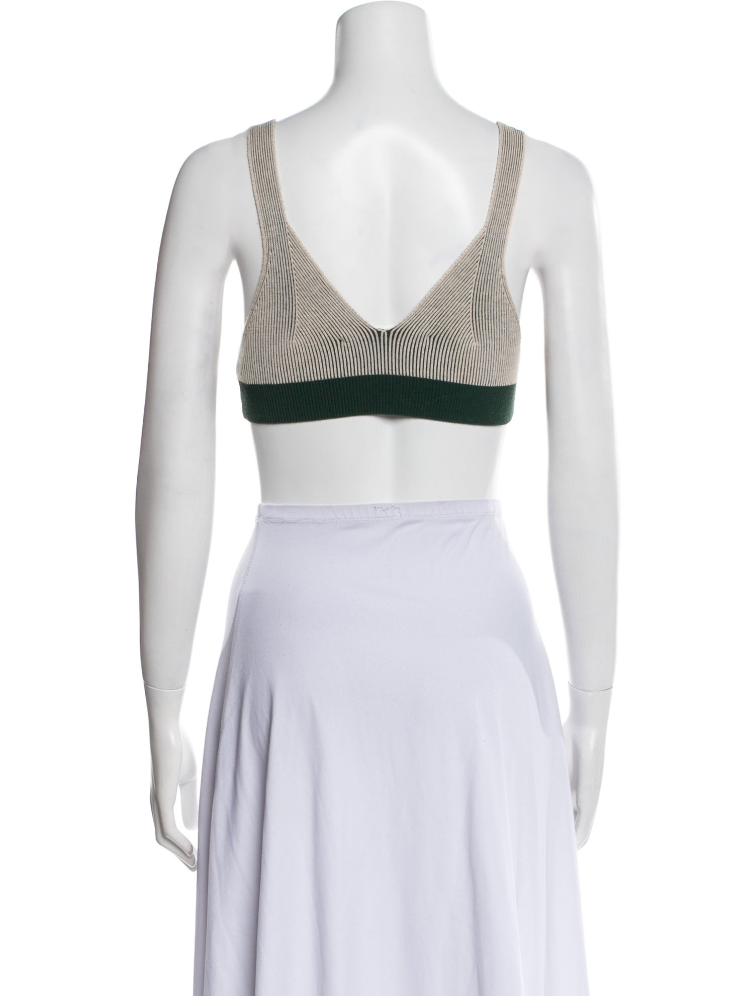 Live The Process V-Neck Sleeveless Crop Top