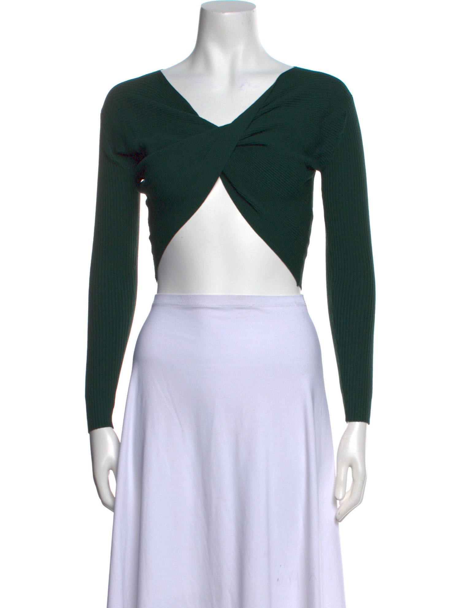 Live The Process V-Neck Long Sleeve Crop Top