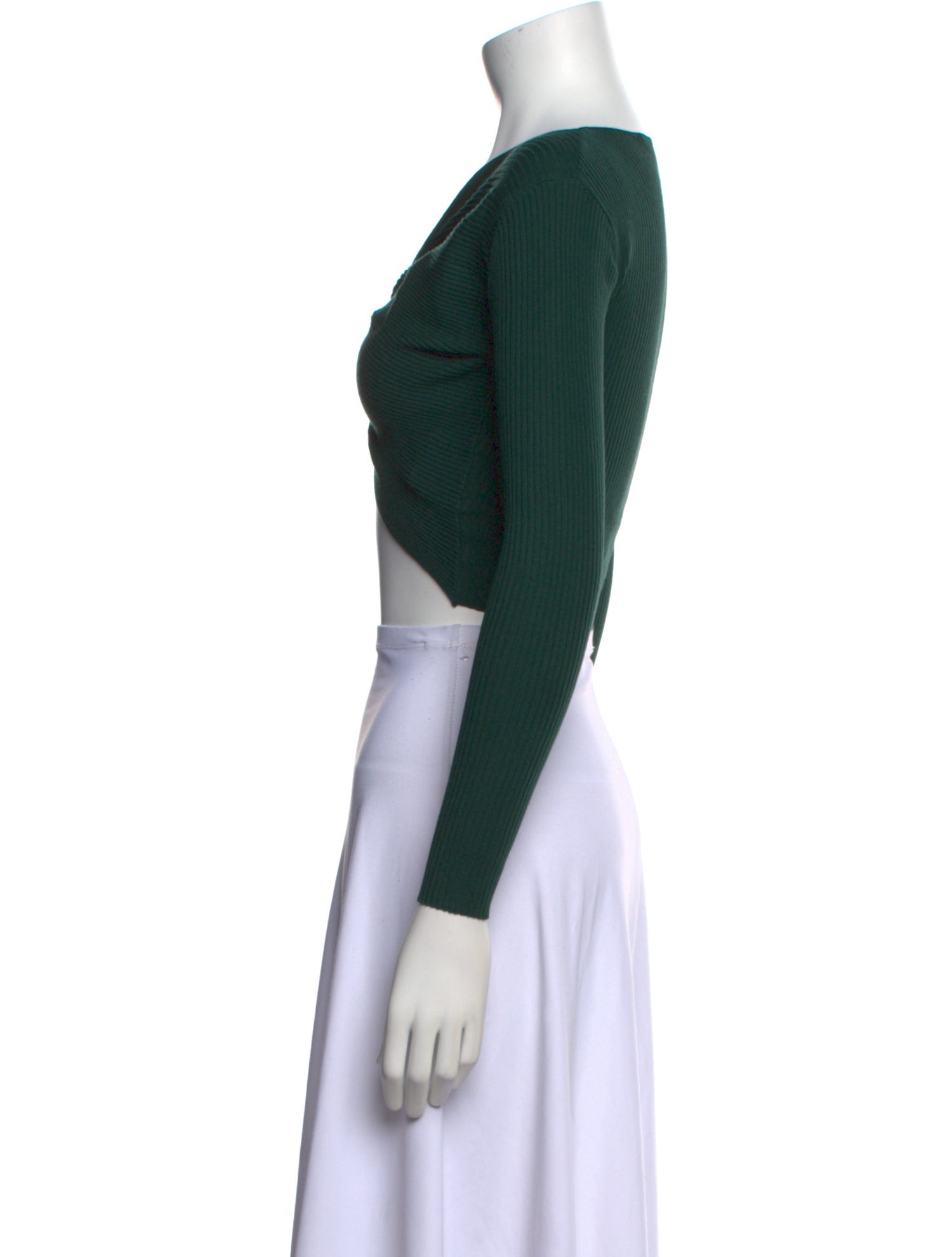 Live The Process V-Neck Long Sleeve Crop Top