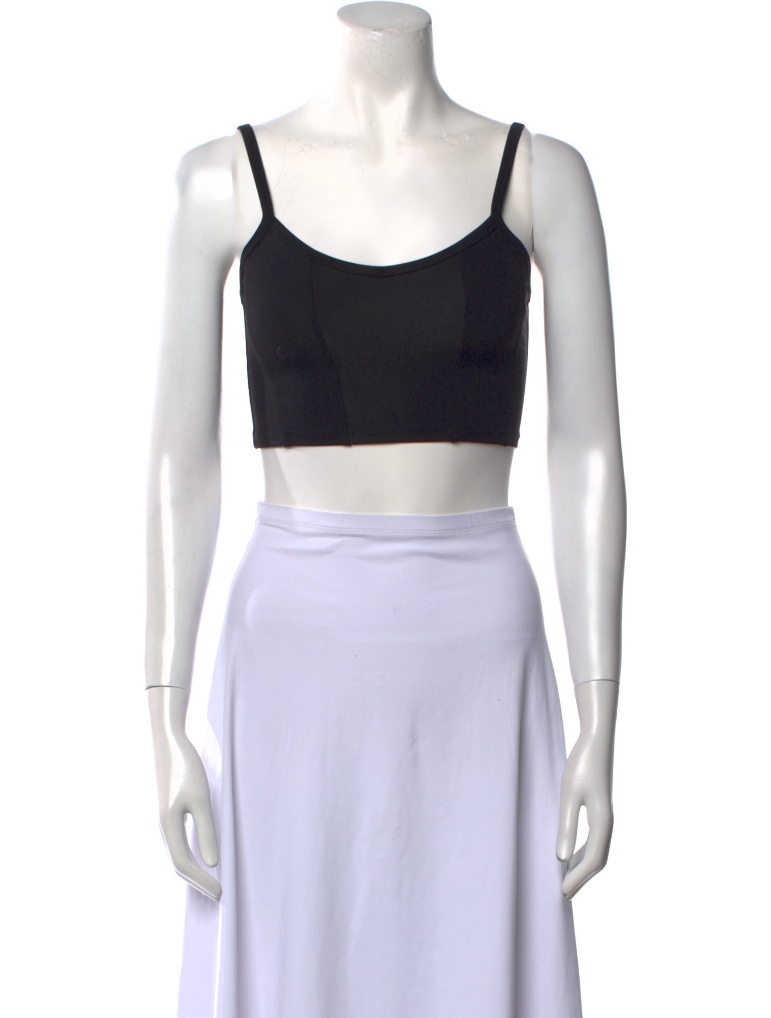 Live The Process Scoop Neck Sleeveless Crop Top