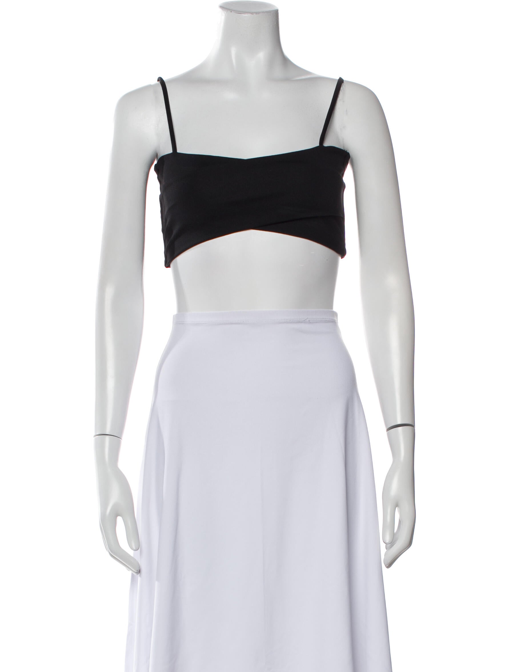 Live The Process Square Neckline Sleeveless Crop Top