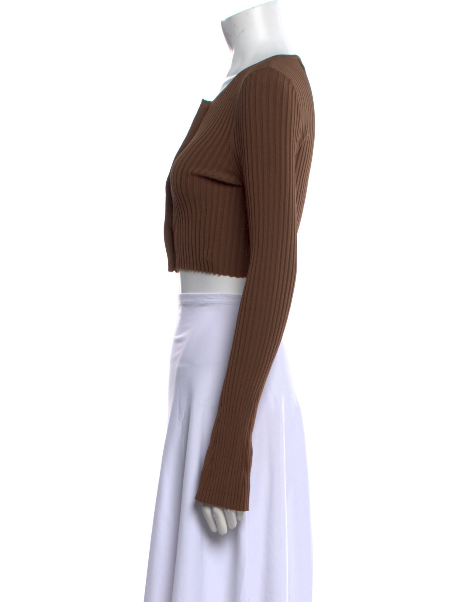 Live The Process Crew Neck Long Sleeve Crop Top