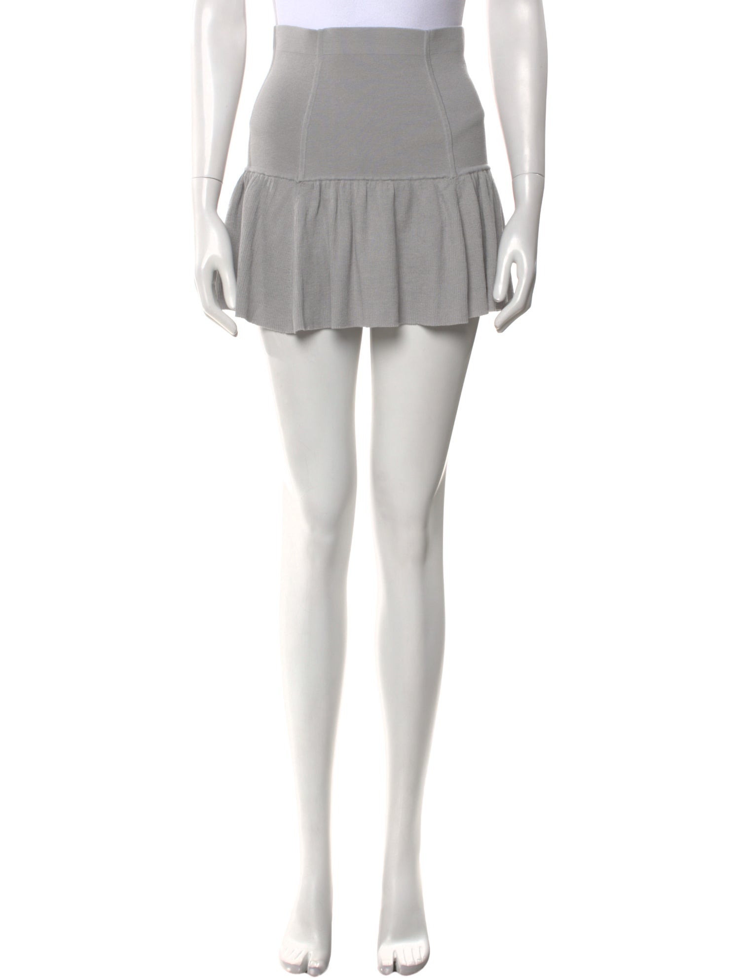 Live The Process Ruffle Embellishment Mini Skirt