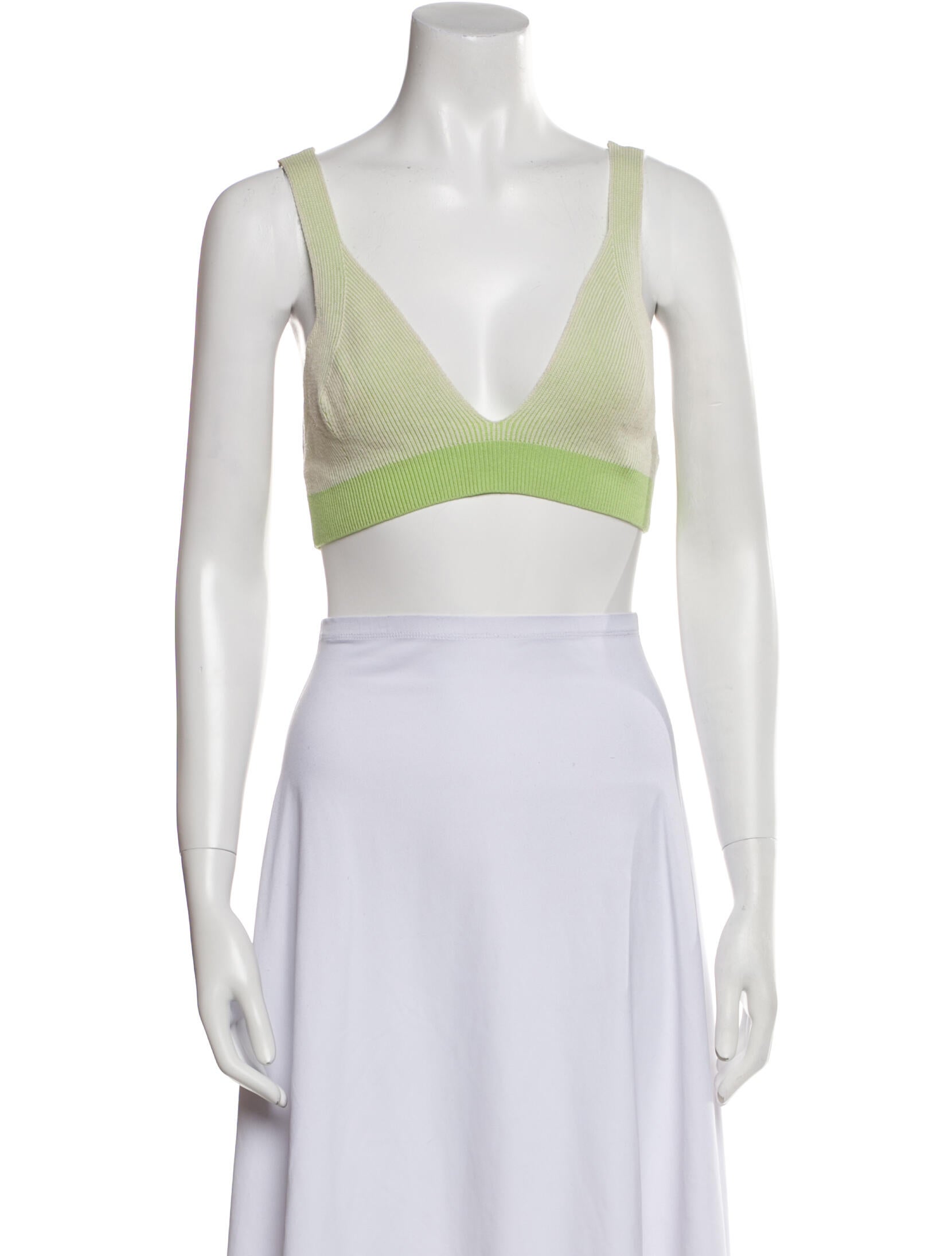 Live The Process V-Neck Sleeveless Crop Top