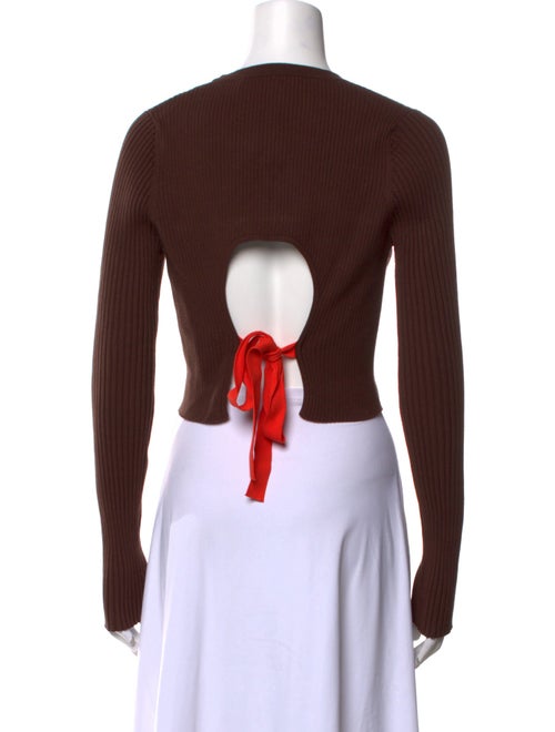 Live The Process Crew Neck Long Sleeve Crop Top