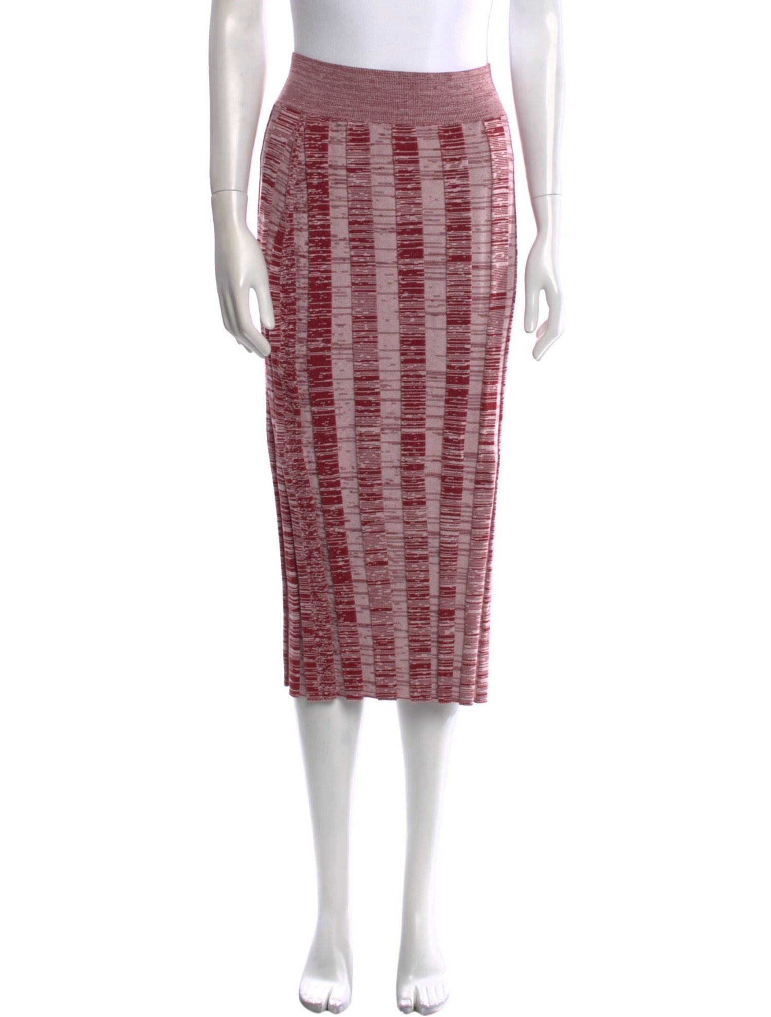 Live The Process Printed Midi Length Skirt