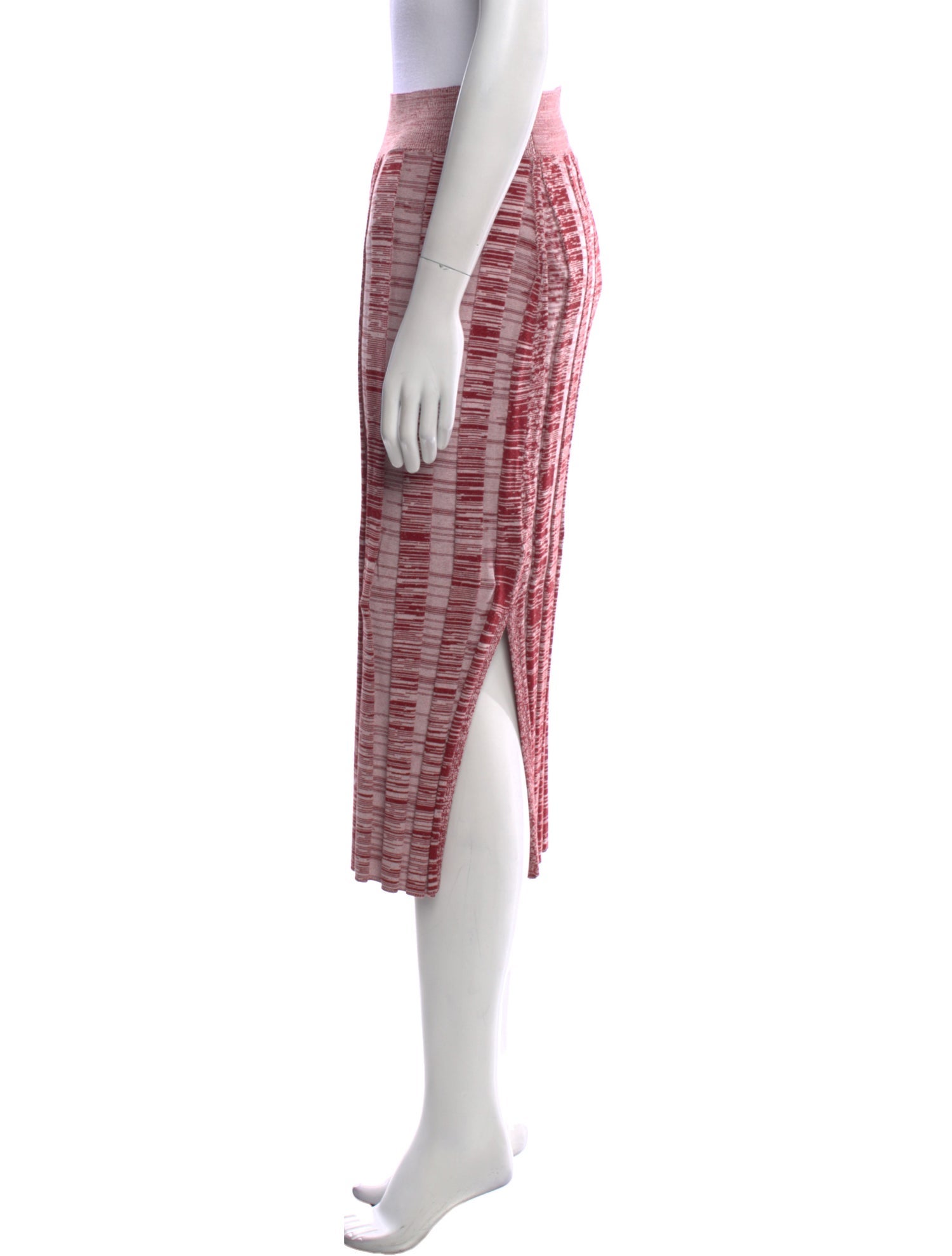 Live The Process Printed Midi Length Skirt