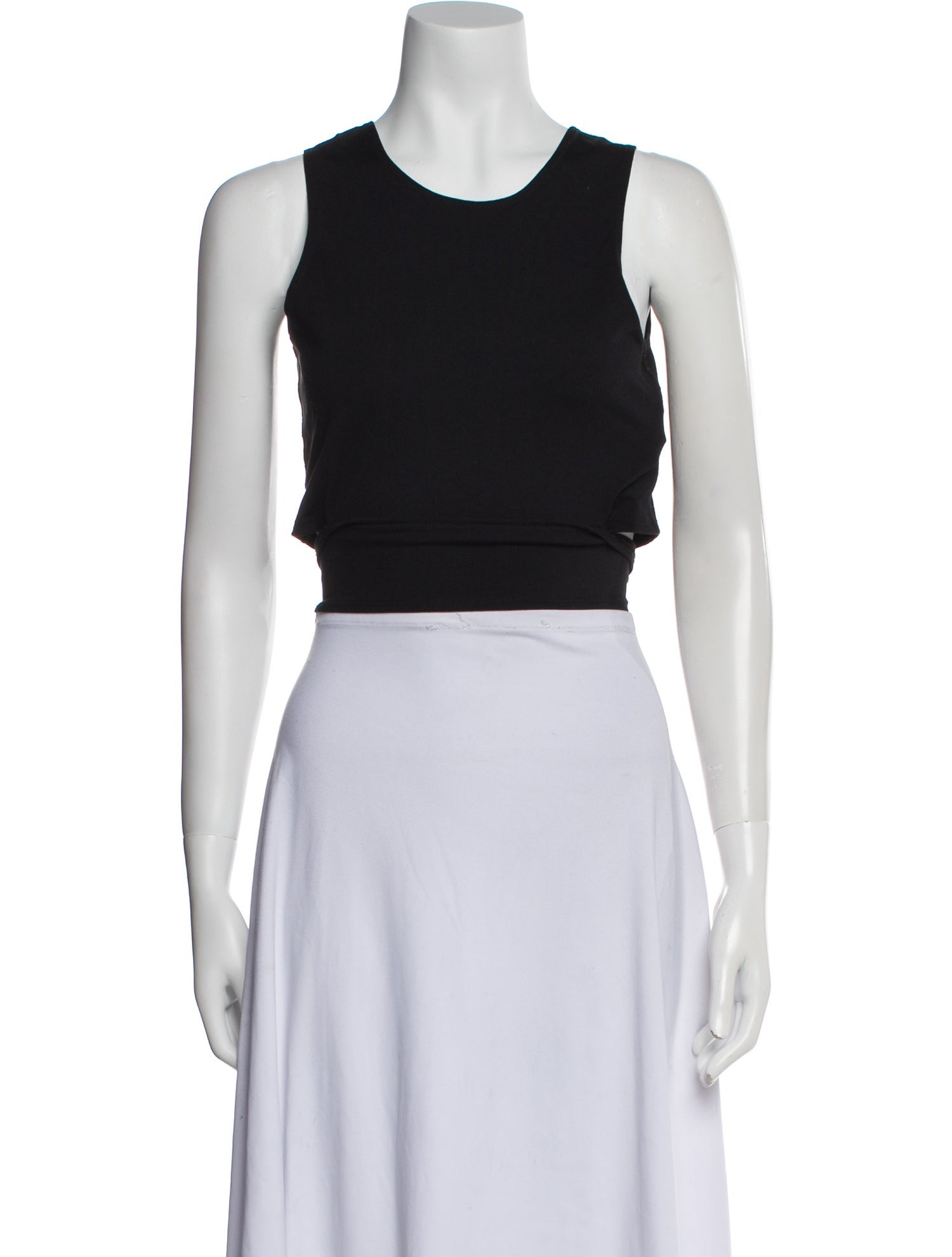 Live The Process Scoop Neck Sleeveless Crop Top