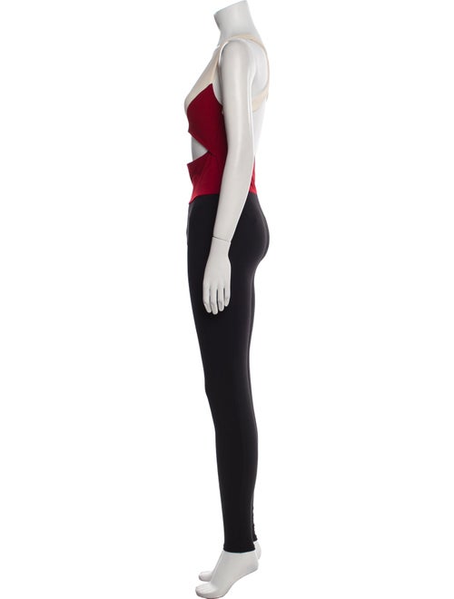 Live The Process Colorblock Pattern Scoop Neck Jumpsuit