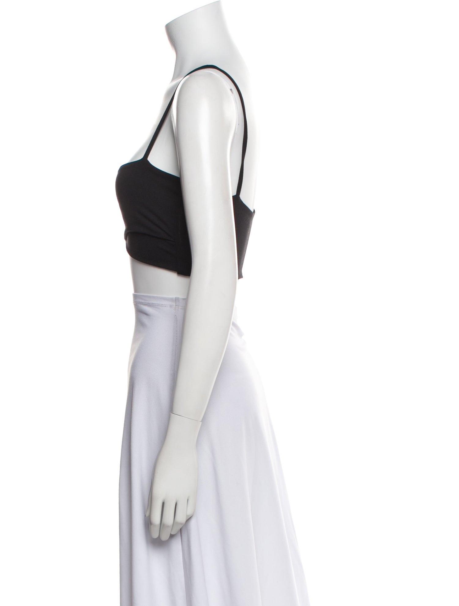 Live The Process Square Neckline Sleeveless Crop Top