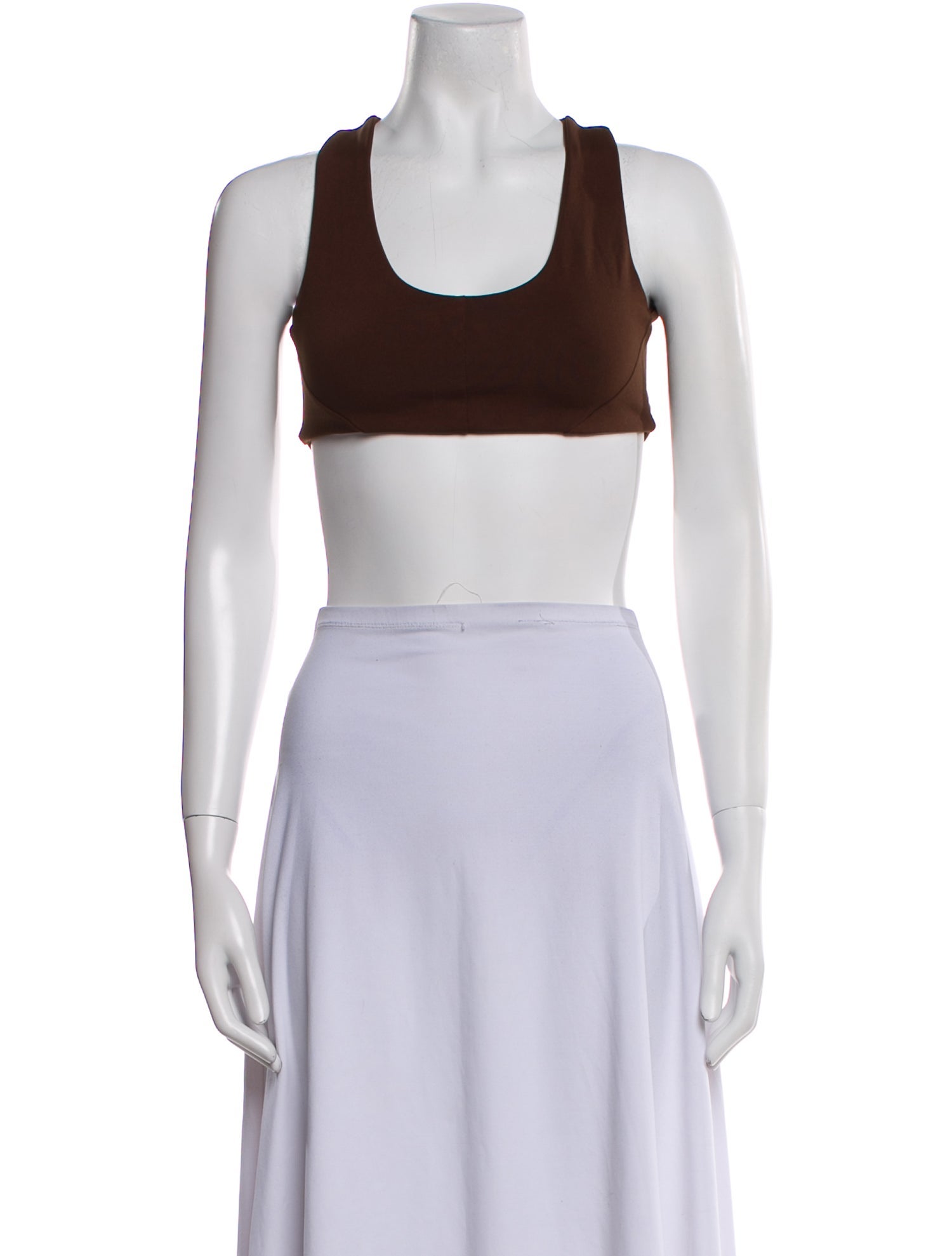 Live The Process Scoop Neck Sleeveless Crop Top