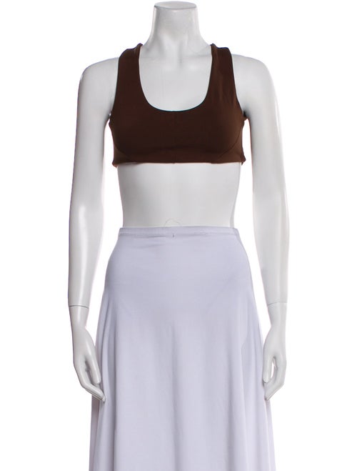 Live The Process Scoop Neck Sleeveless Crop Top