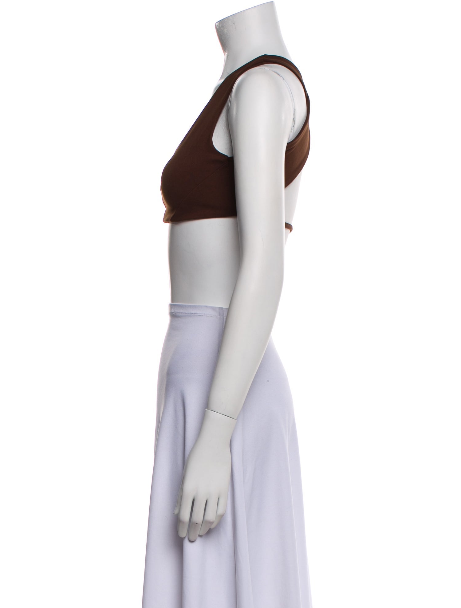 Live The Process Scoop Neck Sleeveless Crop Top