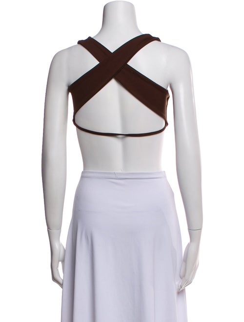 Live The Process Scoop Neck Sleeveless Crop Top