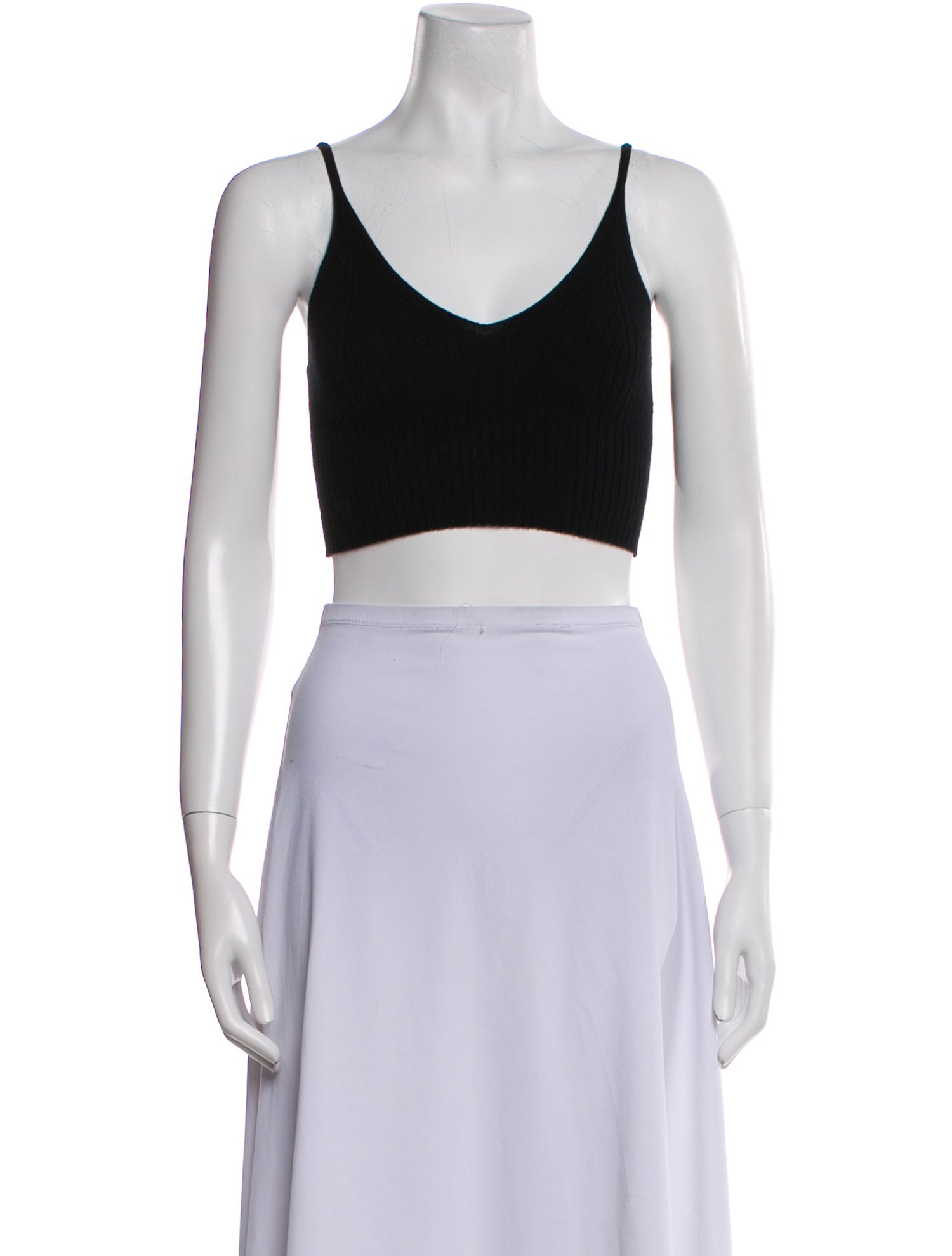 Live The Process Cashmere V-Neck Crop Top