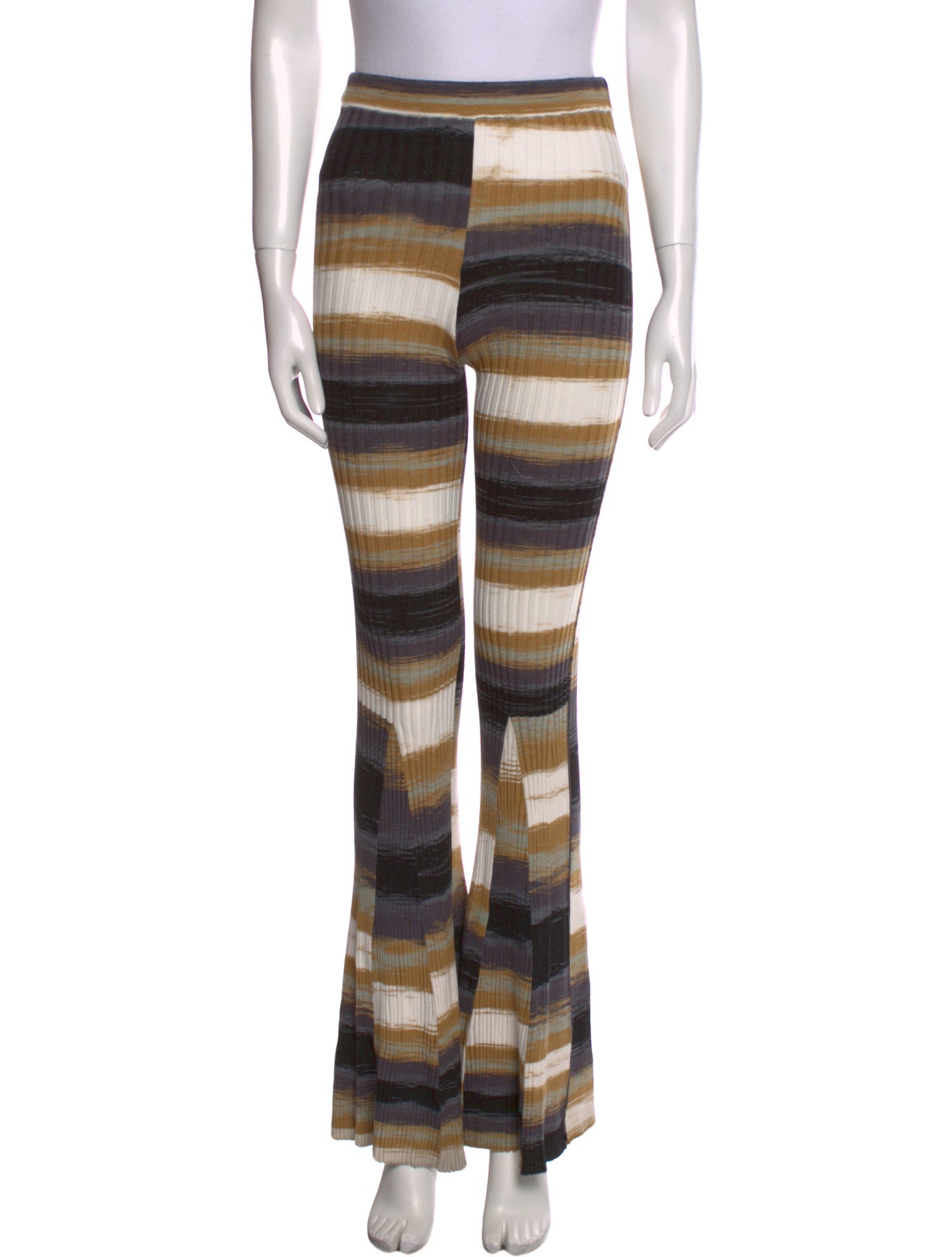 Live The Process Plaid Print Wide Leg Pants