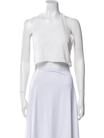 Live The Process Scoop Neck Sleeveless Crop Top