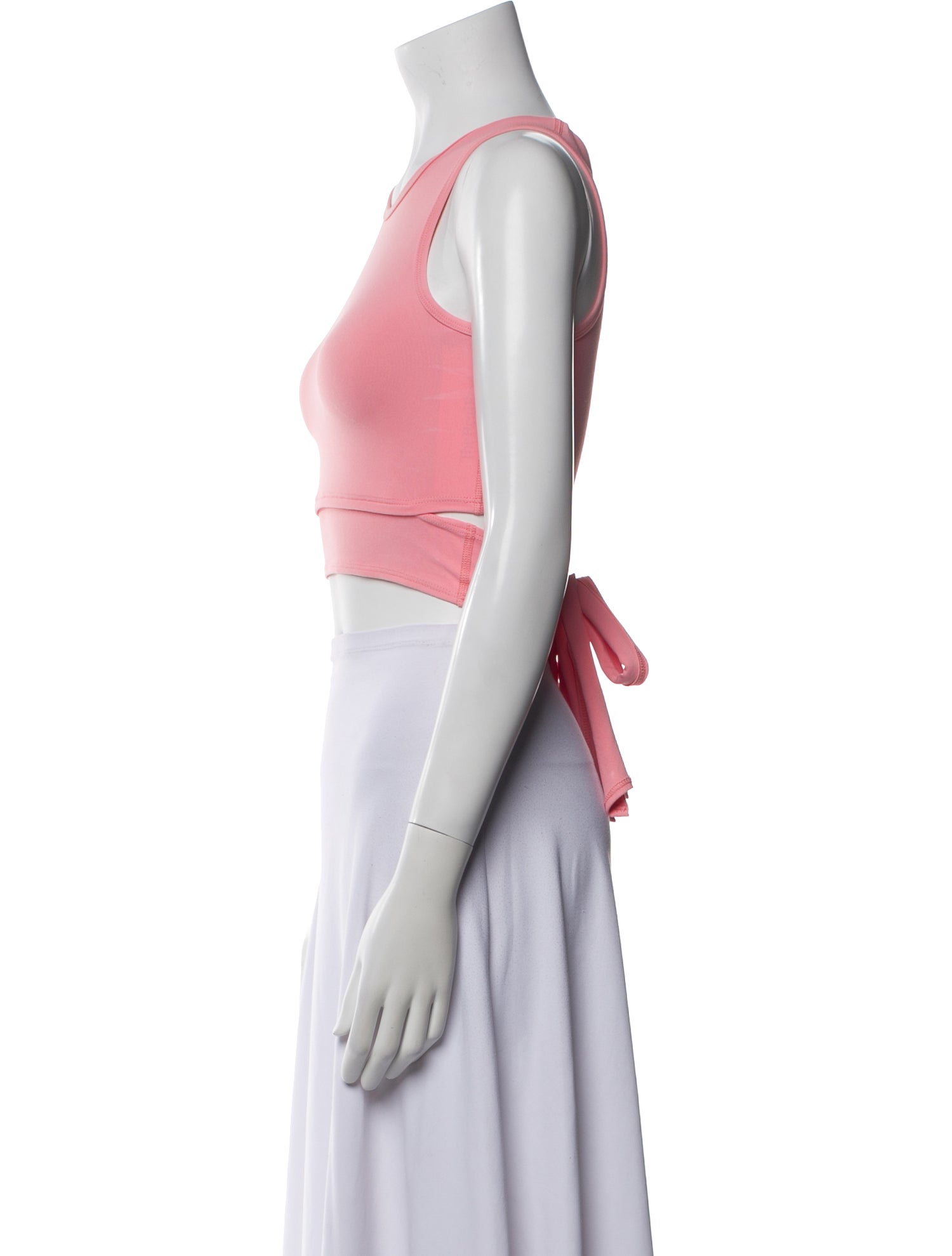 Live The Process Scoop Neck Sleeveless Crop Top