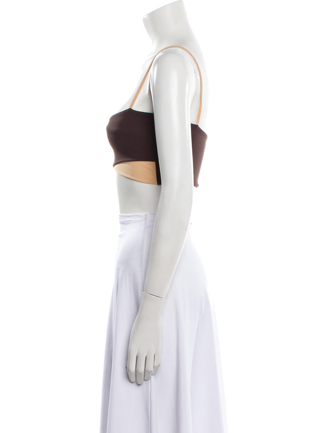 Live The Process Square Neckline Sleeveless Crop Top