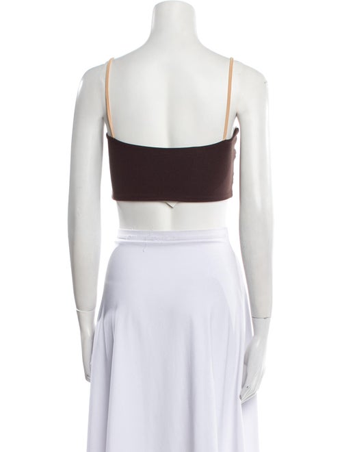 Live The Process Square Neckline Sleeveless Crop Top
