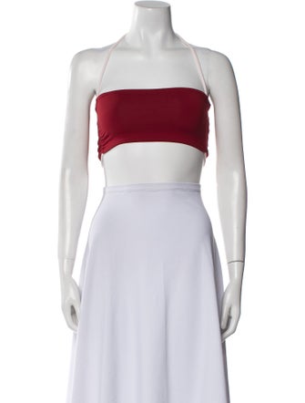 Live The Process Square Neckline Sleeveless Crop Top