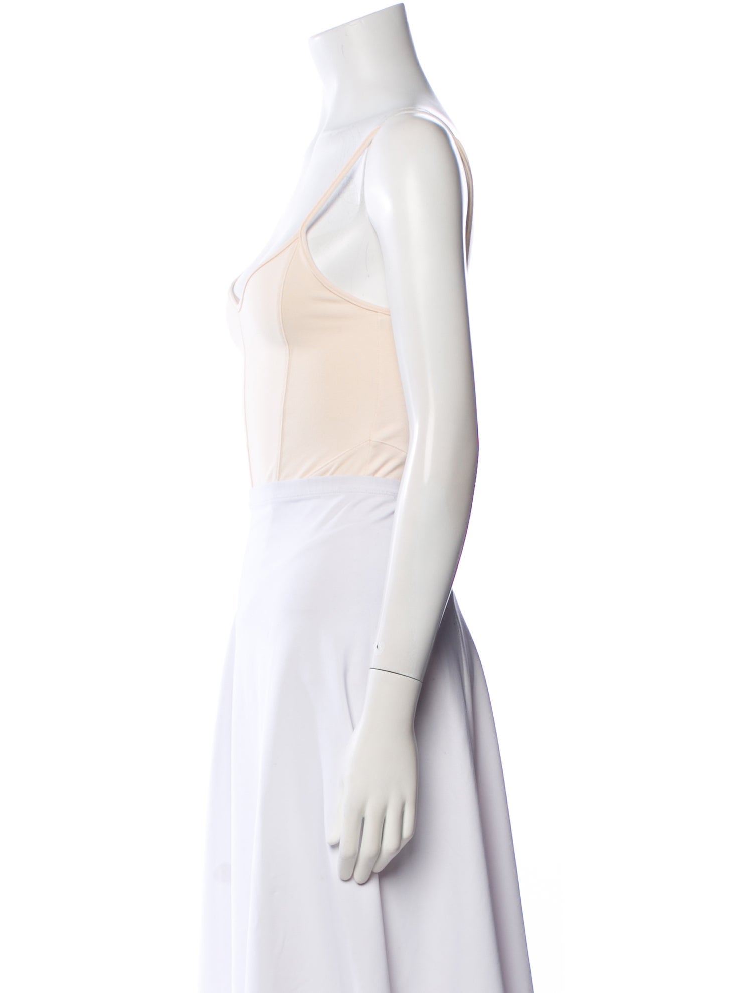 Live The Process Nylon V-Neck Crop Top