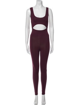 Live The Process Nylon Scoop Neck Jumpsuit