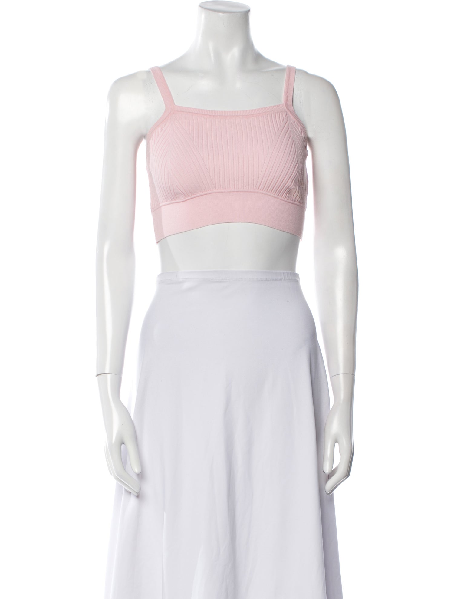 Live The Process Square Neckline Sleeveless Crop Top