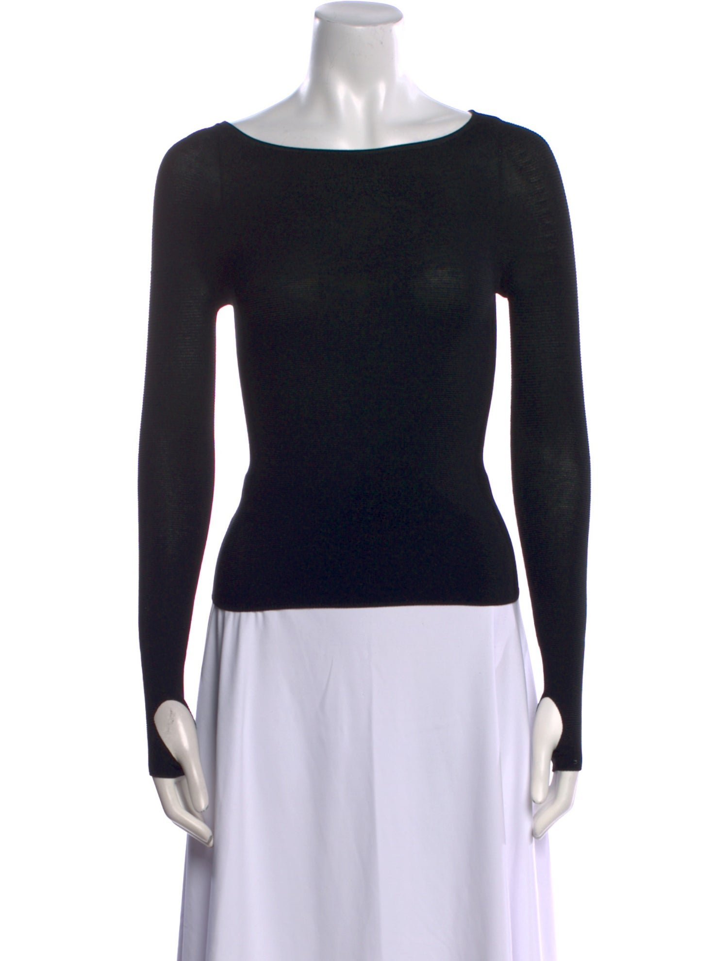 Live The Process Bateau Neckline Long Sleeve Top