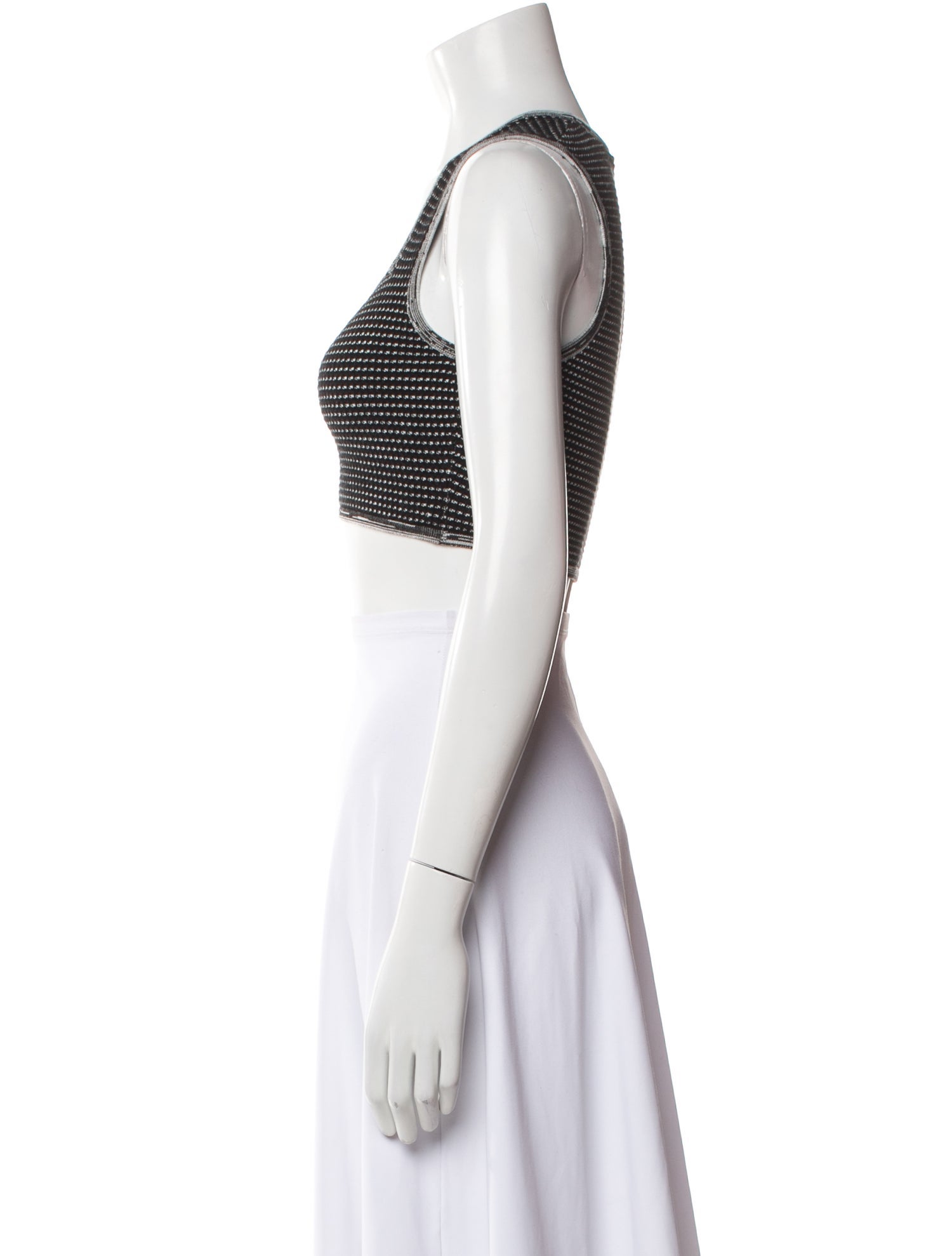 Live The Process Square Neckline Sleeveless Crop Top