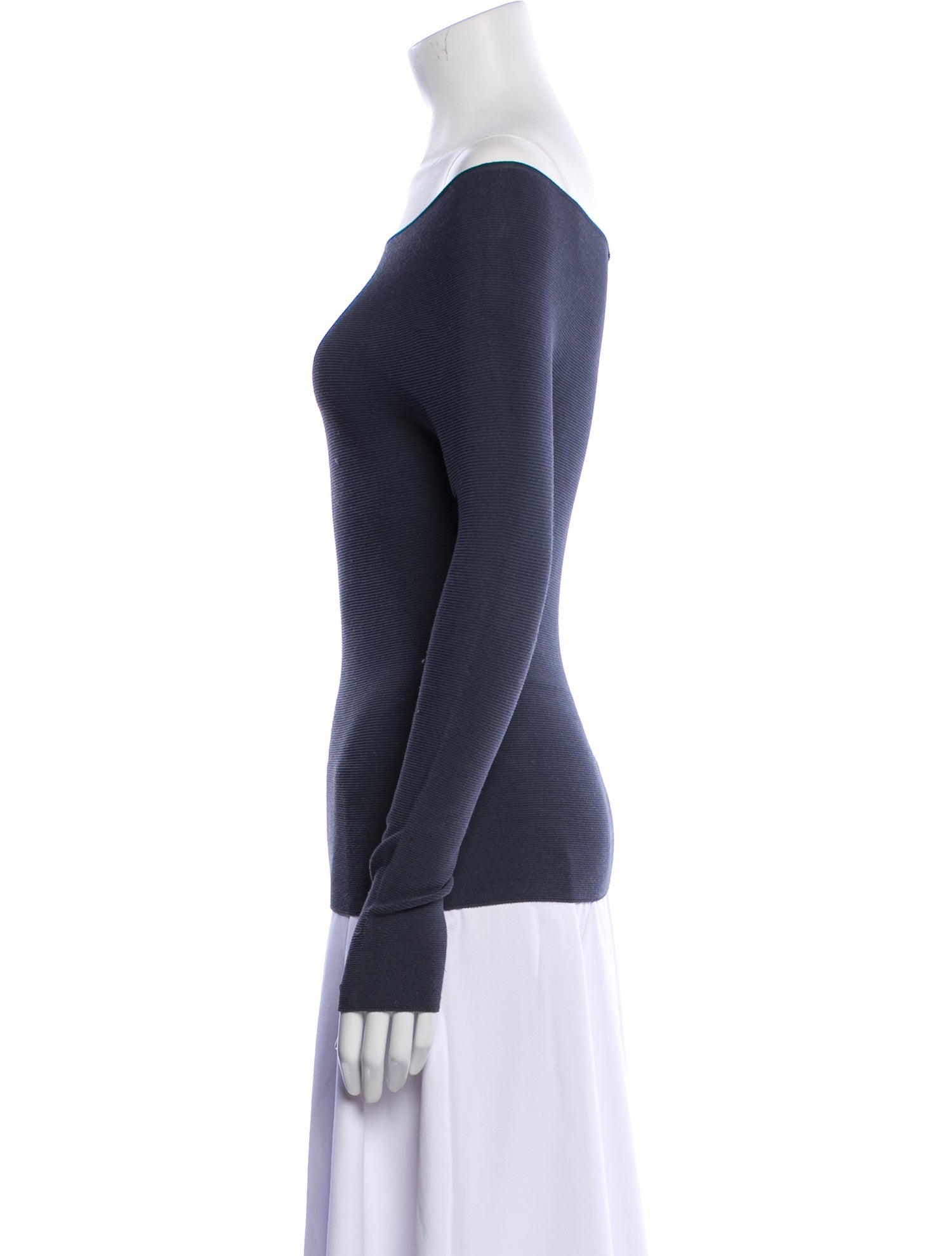 Live The Process Off-The-Shoulder Long Sleeve Top