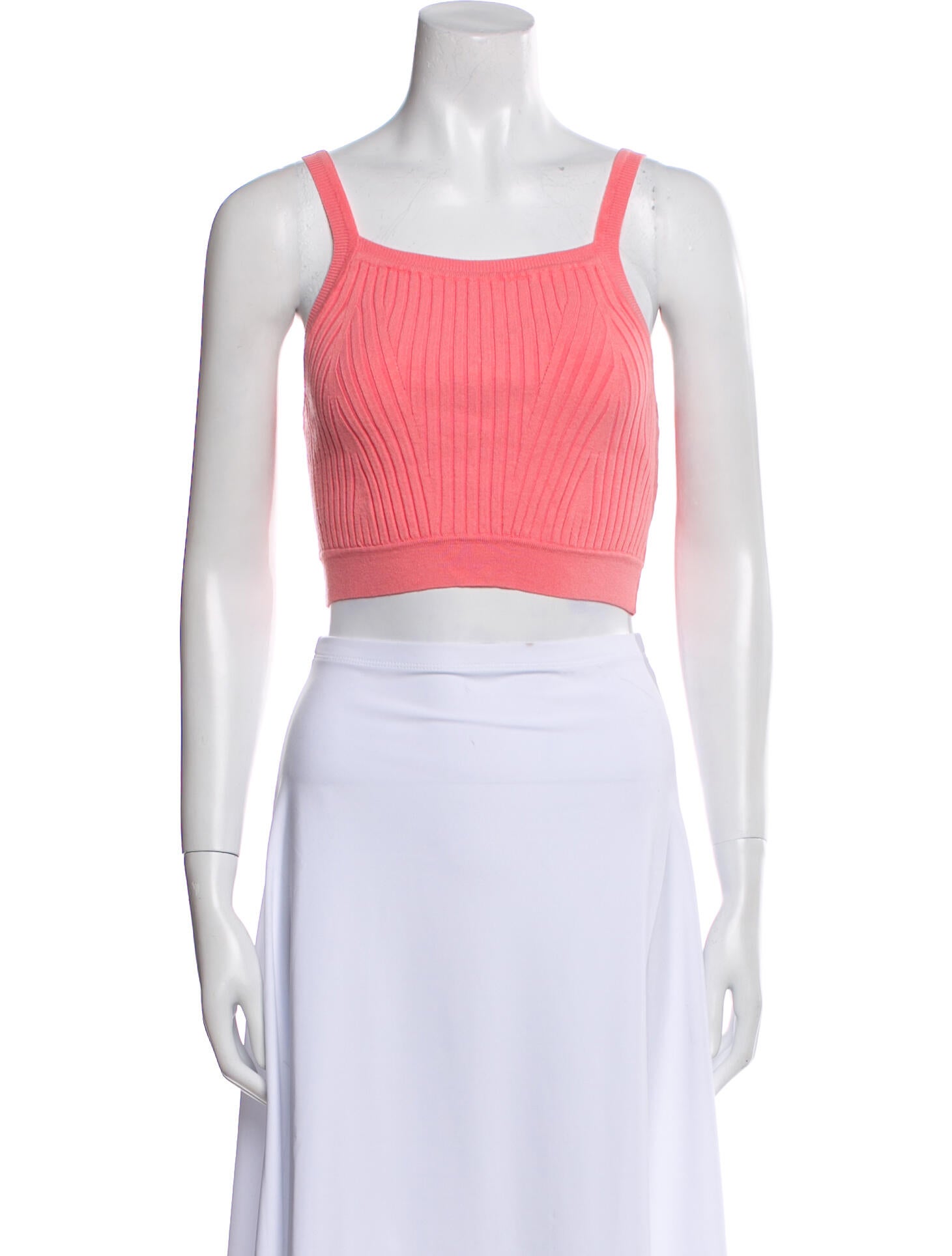 Live The Process Square Neckline Sleeveless Crop Top