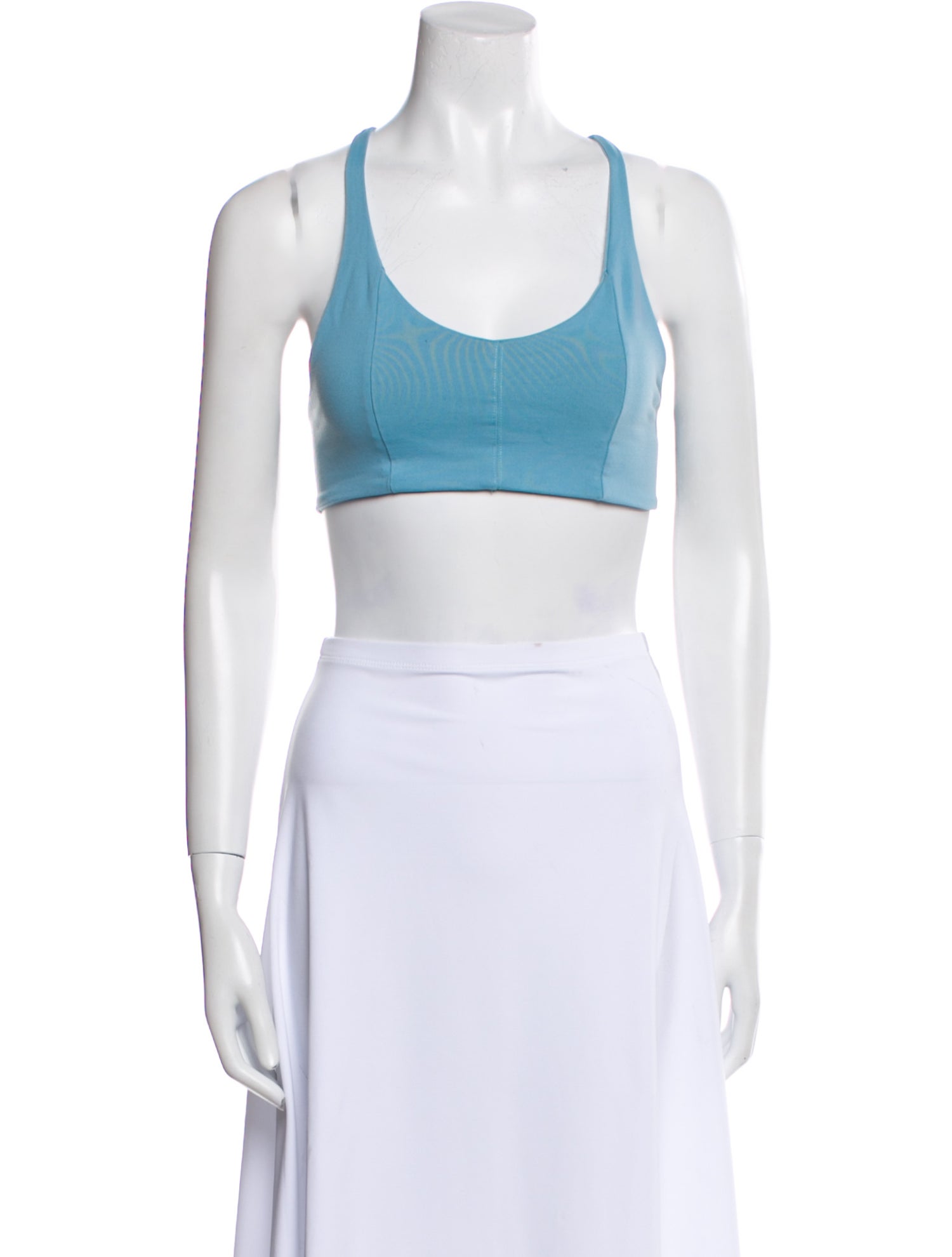 Live The Process Scoop Neck Sleeveless Crop Top