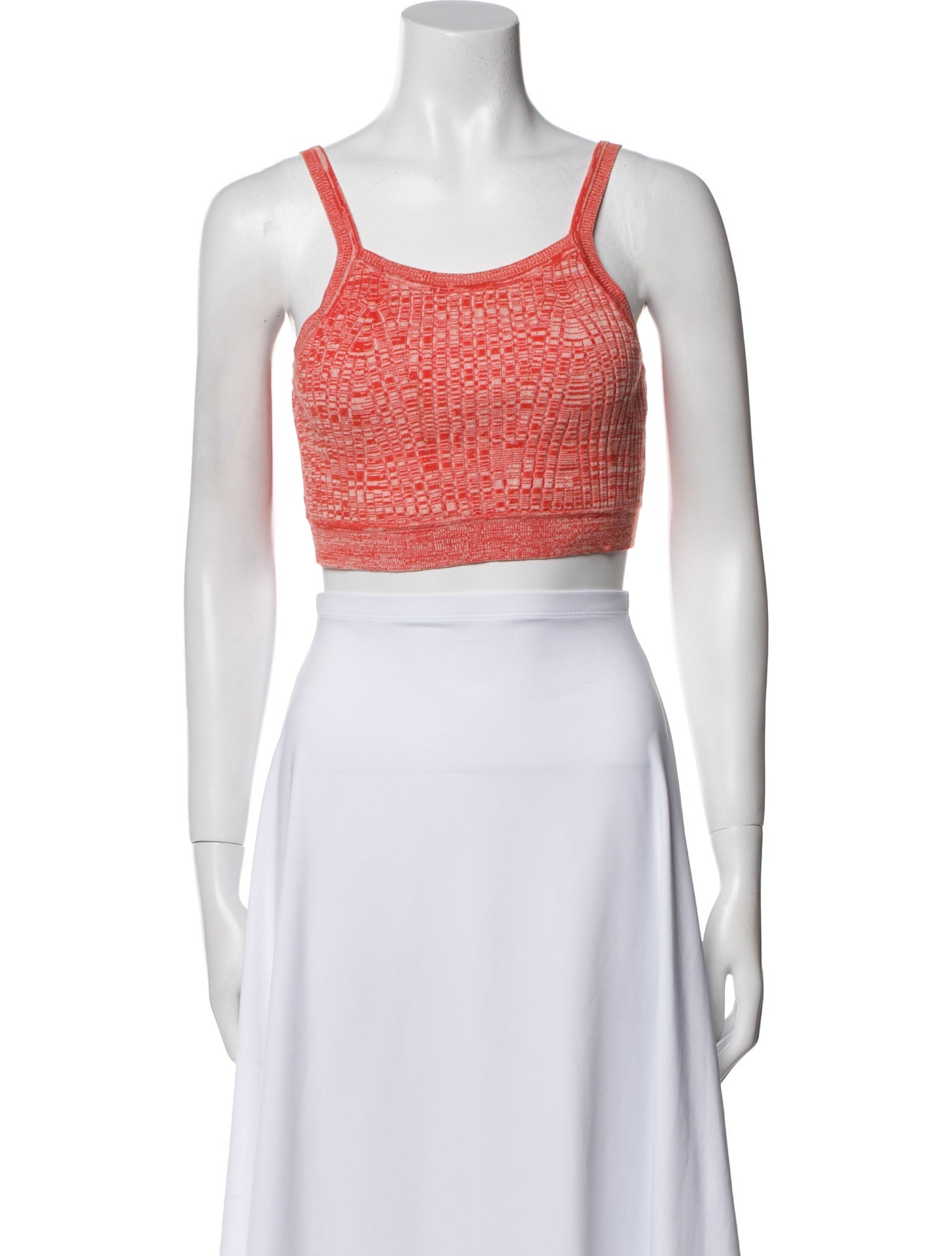 Live The Process Square Neckline Sleeveless Crop Top