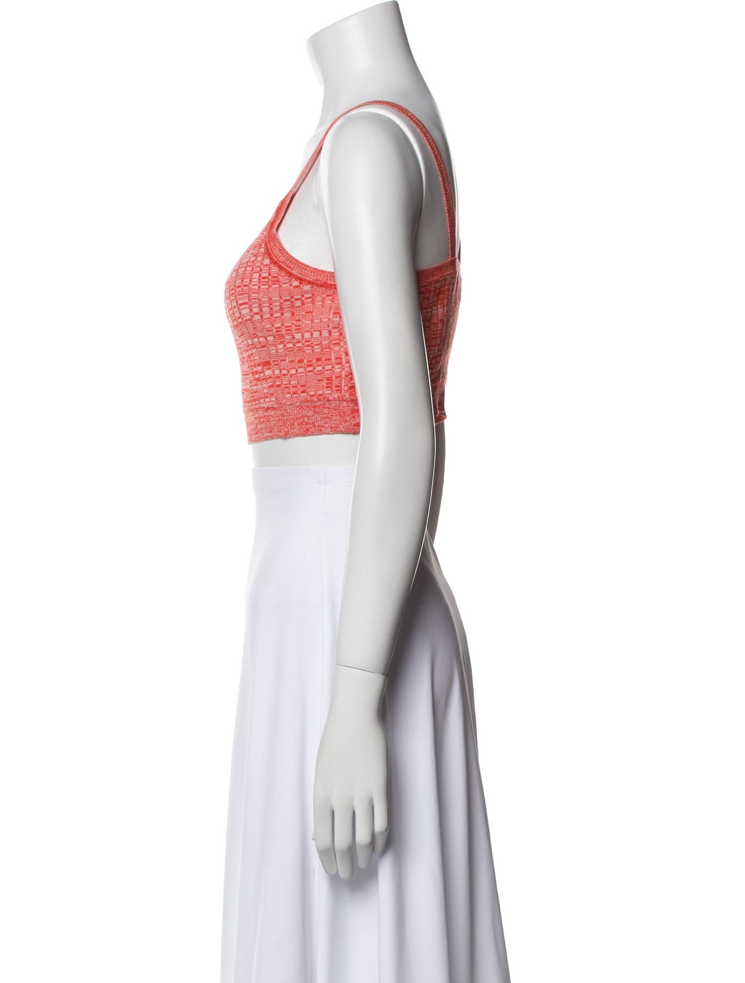 Live The Process Square Neckline Sleeveless Crop Top