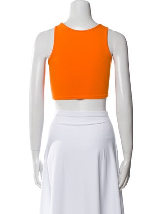 Live The Process V-Neck Sleeveless Crop Top