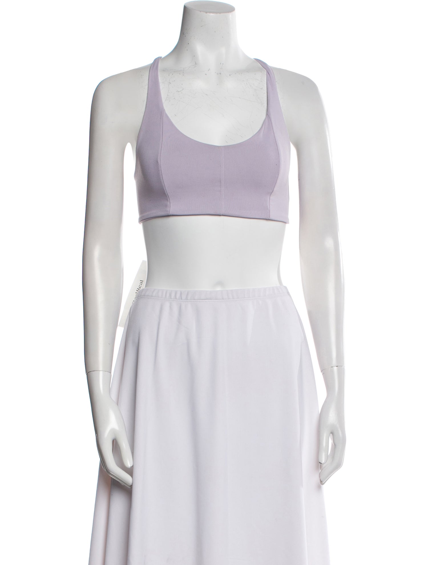 Live The Process Scoop Neck Sleeveless Crop Top