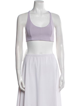 Live The Process Scoop Neck Sleeveless Crop Top