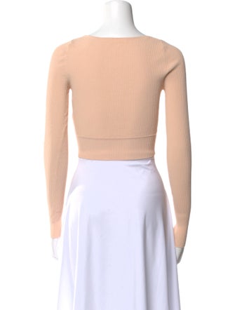 Live The Process V-Neck Long Sleeve Crop Top