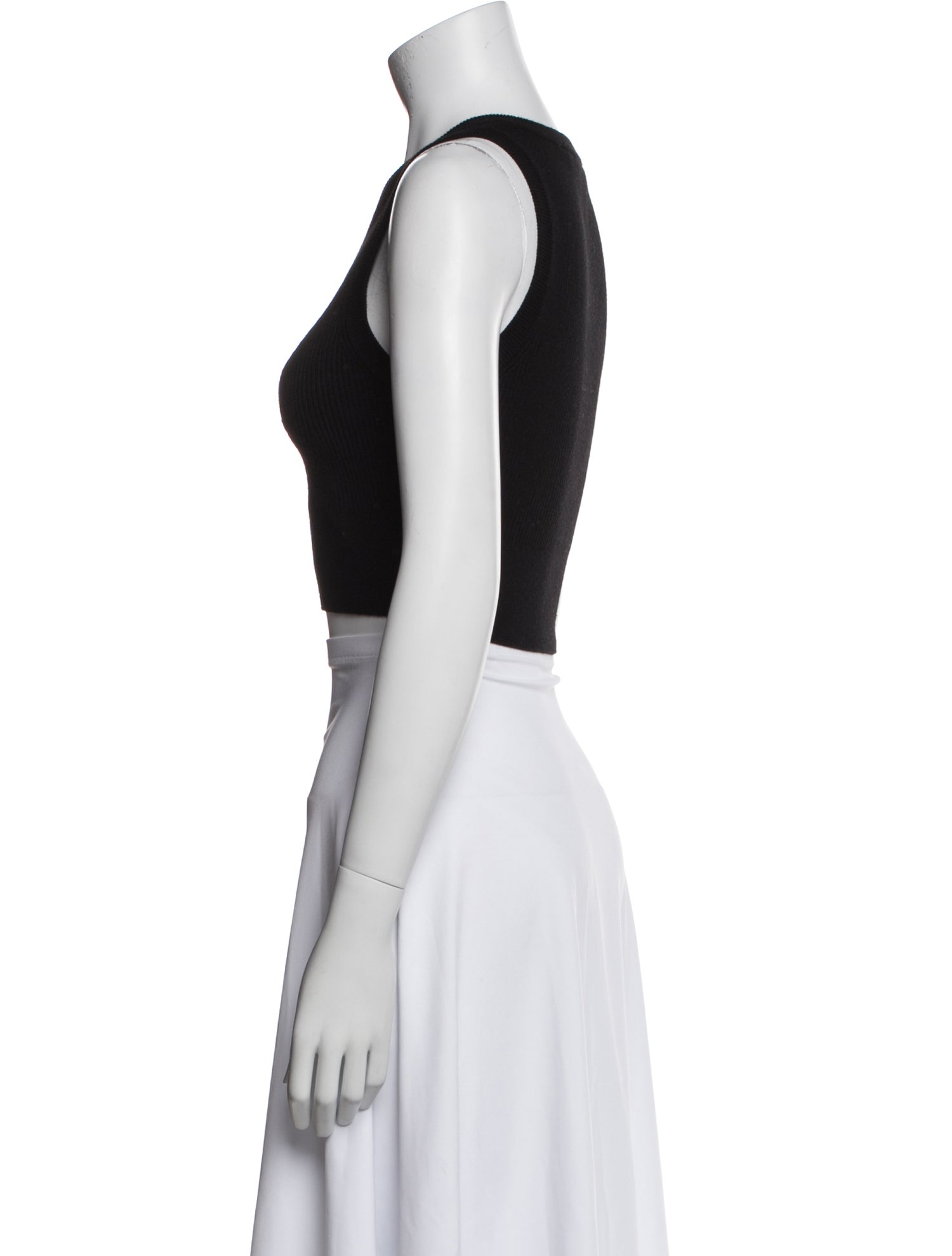 Live The Process V-Neck Sleeveless Crop Top