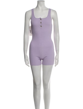 Live The Process Square Neckline Romper