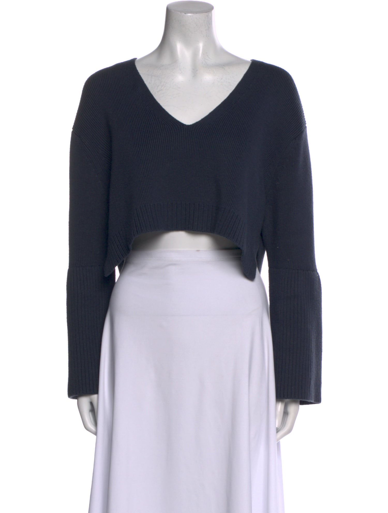 Live The Process V-Neck Long Sleeve Crop Top